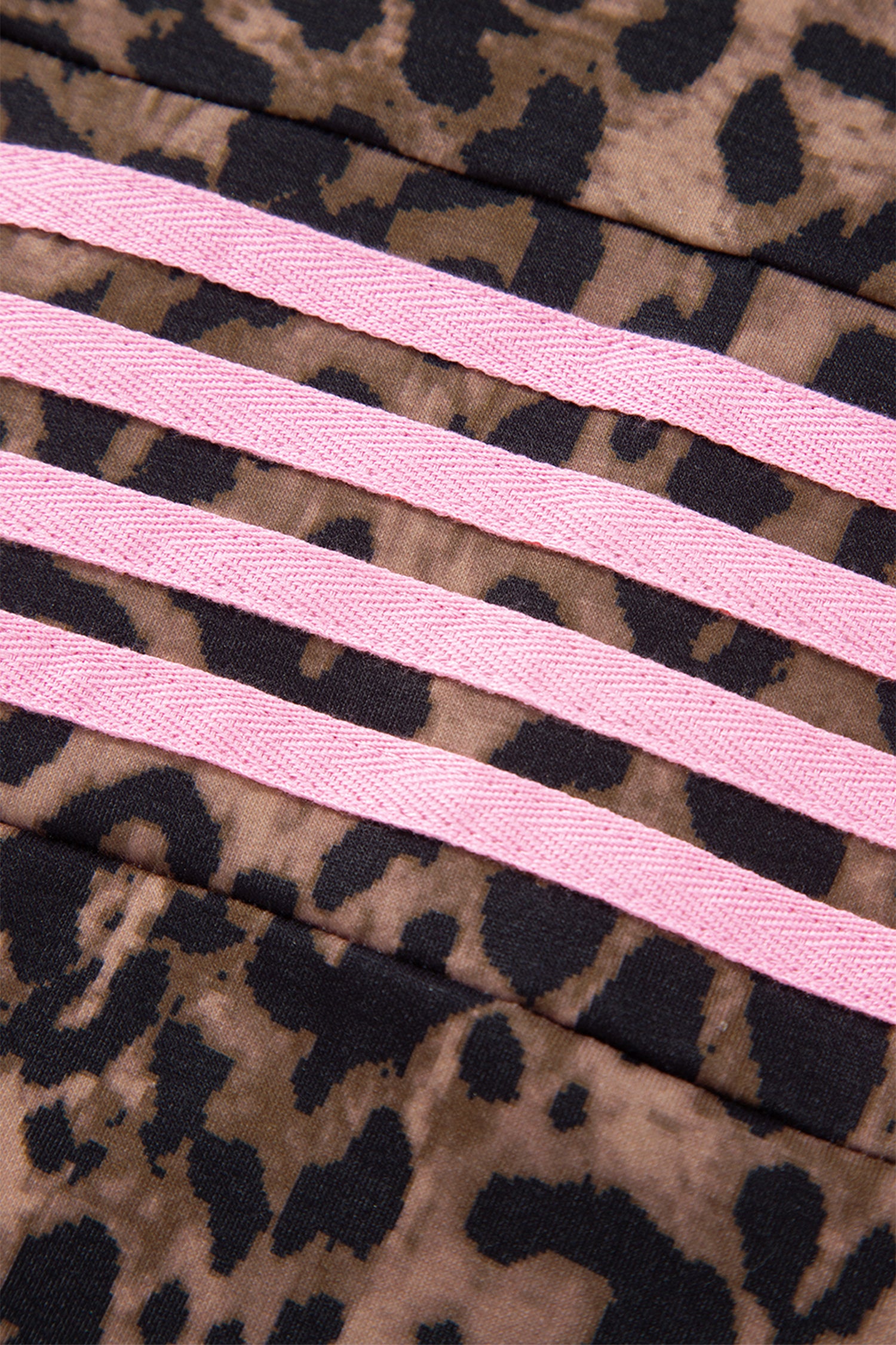 Brown Leopard Print Pant Set