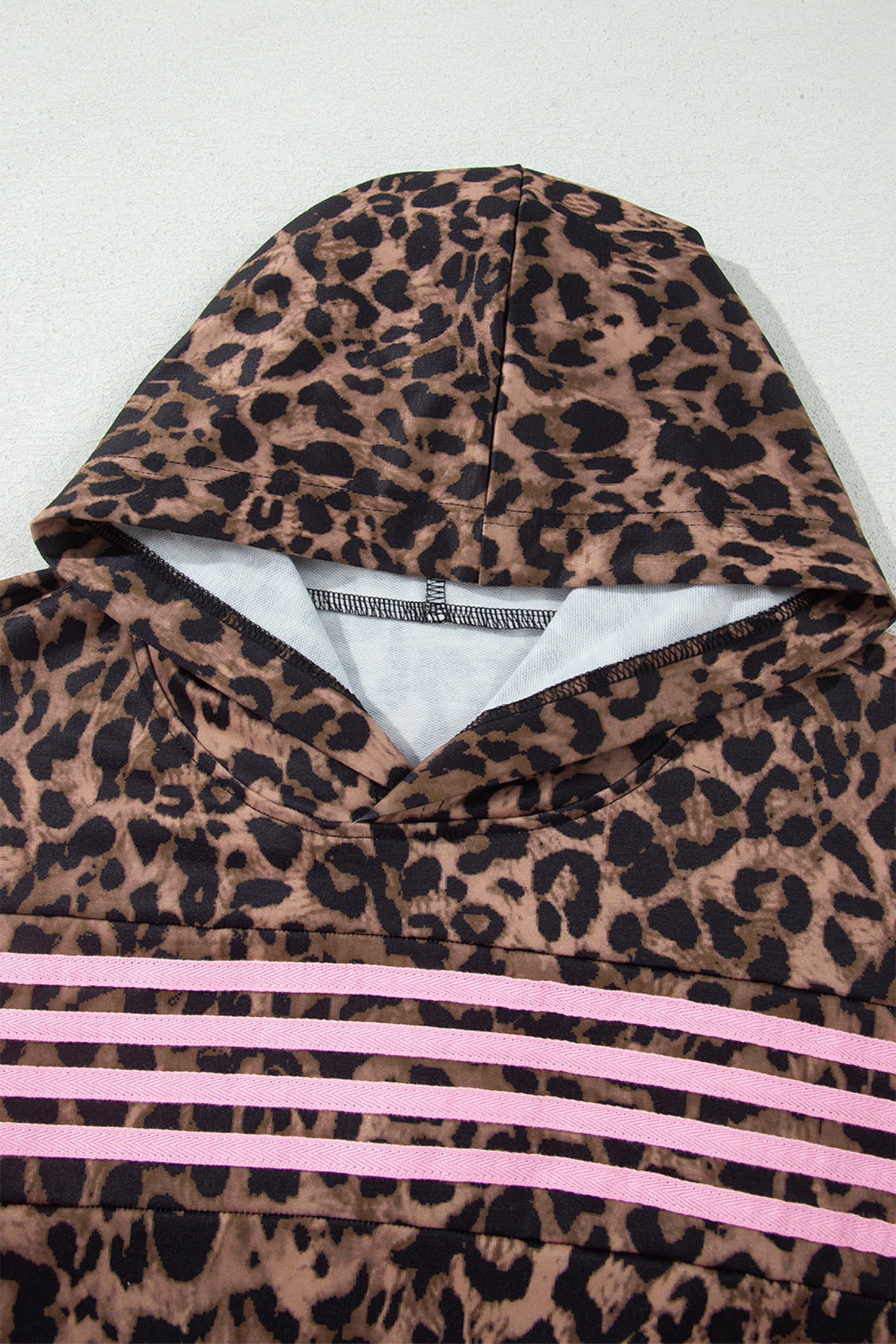 Brown Leopard Print Pant Set